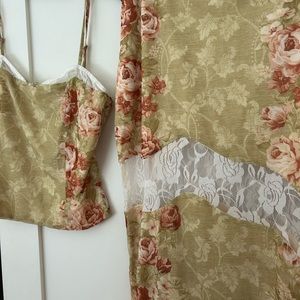 Tiger Mist Floral Two Piece Set